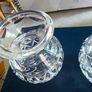 SET OF 2 BOXED Vintage Waterford Crystal Violet Vases. Image 7