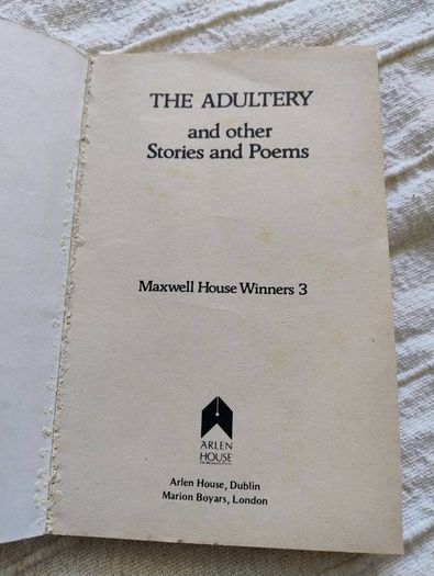 The Adultery and other stories and poems 1982 in used condition see photos FREE STANDARD POSTAGE INCLUDED