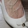 KENSIE beige sling backs with floral detail Sz 7UK Image 4