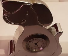 small dog clock
