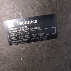 Technics SB-X5 Loudspeakers