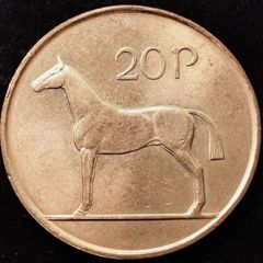 Ireland - 2000 - 20 Pence - Horse - UNC - KM.25 - [2576]
