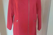 Stunning Red zipped coat Bonprix size UK16 EU44 Postage included