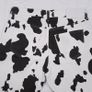 Boohoo Man White Black Cow Print Graphic Straight Leg Denim Jeans W32/L31 Image 8