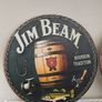 Jim Beam Bourbon Round Metal Signs Image 7