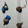 Electric Guitar acoustic various parts fender Stratocaster telecaster squier Ibanez esp Gibson  Jackson emg active cable Potentiometer A 500 K B 500 K volume tone switch socket 2 way mini toggle switch craft input jack neck plate nut saddle tuners machine Image 6