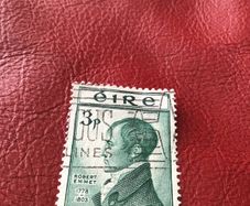 1953 Irish 3p stamp - Robert Emmet
