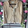 cardigan Edina ronay 100% cotton vintage inspired jacket style cardigan size 14 Image 3