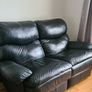 2 seater leather Italian sofa Image 3