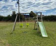 Swing Set with Slide + Extra Swings