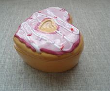 Heart box, Storage, Home decor, Ceramic box.Jewellery storage, Trinket box