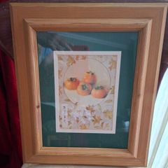 Framed picture of still life