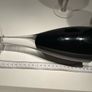 4 vintage black wine glasses  like new Image 9