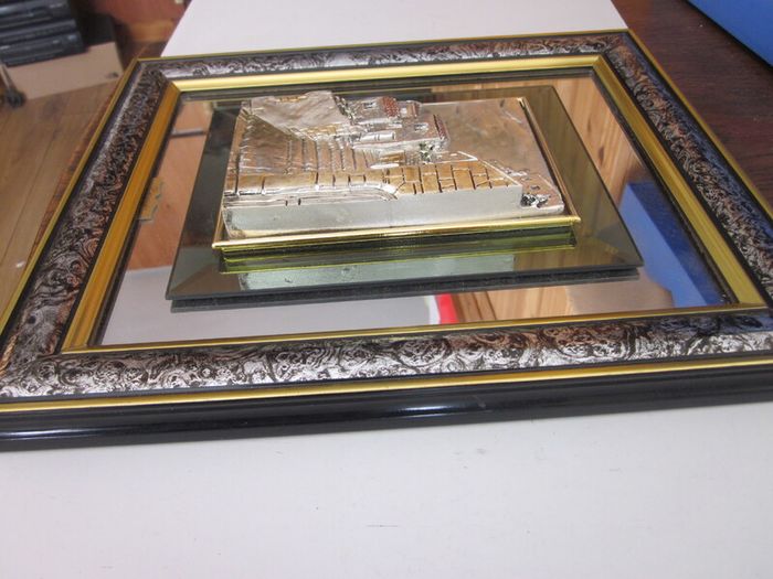 Pair of Mirror Frame 3D Creazioni Artistiche Paesaggio in Italy