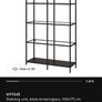 Ikea Vittsjo Shelving Unit Image 2