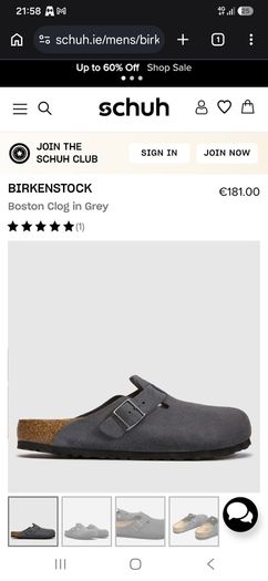 Birkenstock Boston Clog Brand New Size 8
