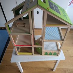 Much loved Hape Wooden Dolls House