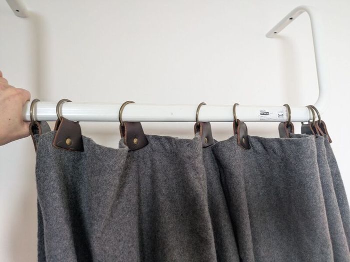 Grey Wool Curtains