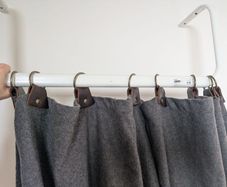 Grey Wool Curtains