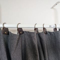 Grey Wool Curtains