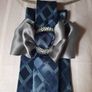 Designer Upcycled Silk Tie Unique Handmade Accessory Image 3