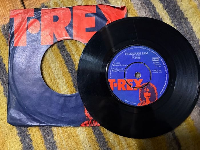 T-Rex vinyl  Single Irish pressing