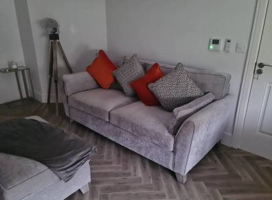 3+1 sofa with footstool