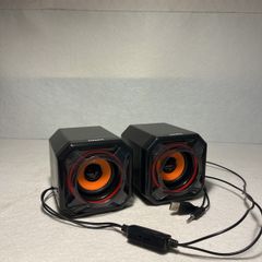 Speakers USB powered mini speakers with jack cable.