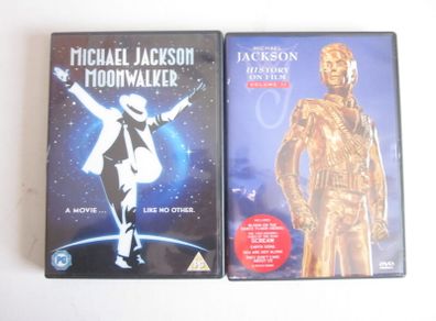 Michael Jackson History on Film+Moonwalker DVD's