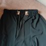 Black maxi beach skirt/cover up with gold buckle, ONE SIZE Image 6