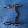 Antique hand wrought iron horse bridle mouth bit Image 9