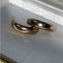 Vintage Hallmarked 9ct Gold 'Demi' Hoops Image 9