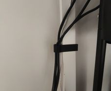 Cable clip organiser for ikea desk