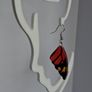 Monarch Butterfly Wing Earrings Image 2