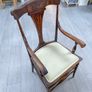 Pair of Georgian Revival Hepplewhite-Style Armchairs (c. 1890-1920) Image 2
