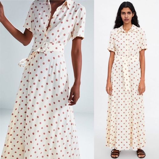 Zara dress polkadot