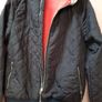 New jacket navy  hood zipped pockets Image 3