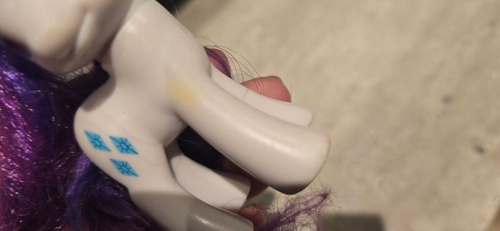 Rarity 3 inch Brushable MLP G4 My Little Pony 2010