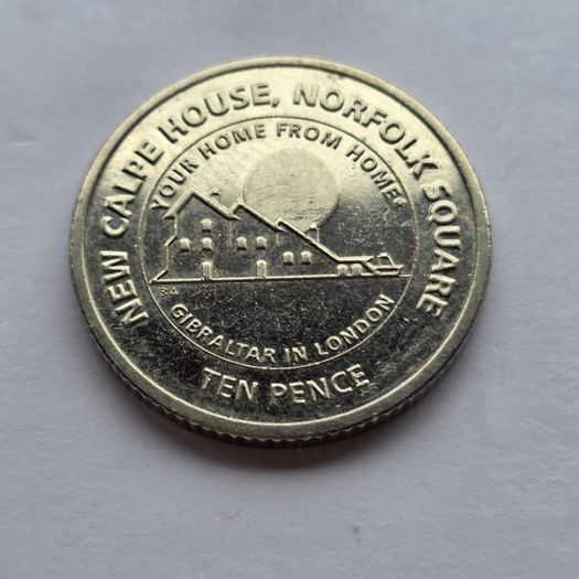 Gibraltar 10 pence 2018 -  Calpe House