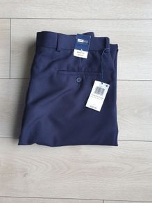 Brand new henri ross trousers size 34/31 zip fly navy