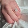 0.50ct Diamond Cluster Engagement Ring 18ct Gold Size K Hallmarked Image 4