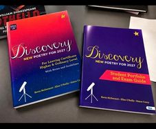 Brand new, Discovery Poetry. Leaving Cert English, 2027 book and workbook