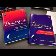 Brand new, Discovery Poetry. Leaving Cert English, 2027 book and workbook