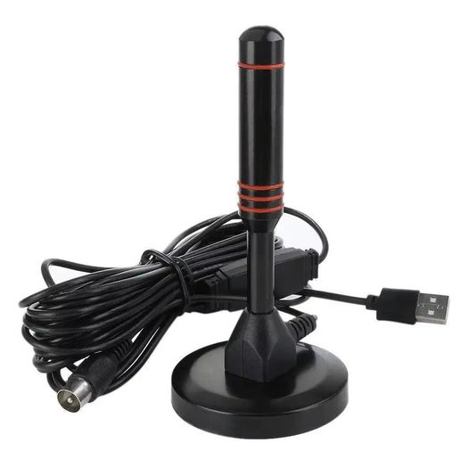 Indoor Amplified TV Aerial DVB-T2 25dBi - 5 Metre Cable