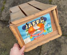Vintage Wooden "Jaffa Orange" Crate