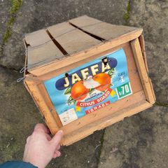 Vintage Wooden "Jaffa Orange" Crate