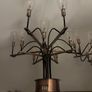 Dar Scroll 10 Light Ceiling Fixture with Copper Finish Image 3