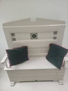 monks bench shoe storage
