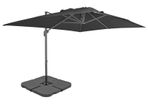 Outdoor Umbrella with Portable Base Anthracite