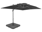 Outdoor Umbrella with Portable Base Anthracite
